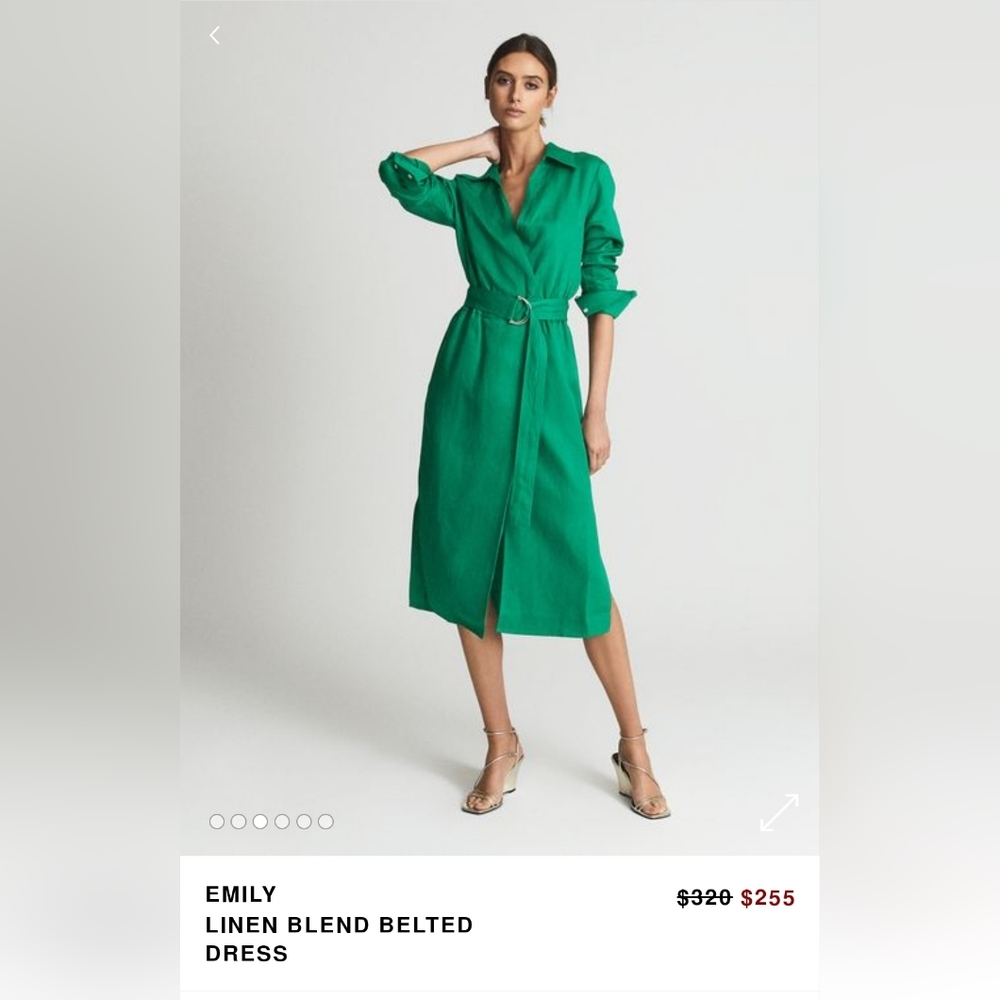 Reiss Linen Dress